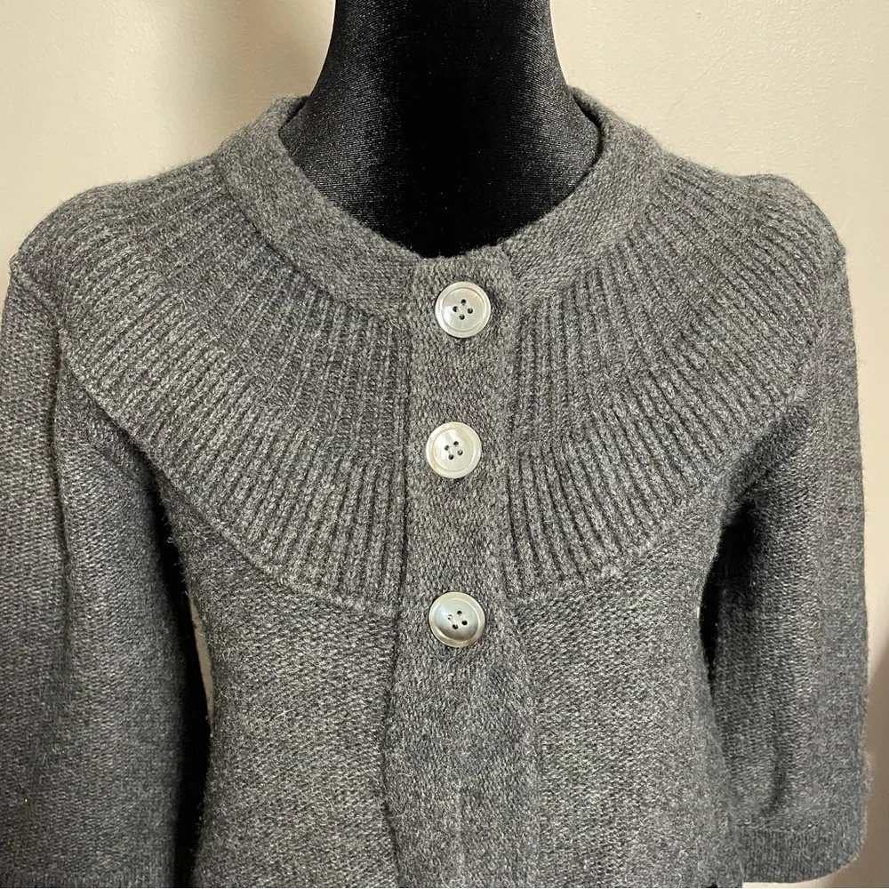 Sundance Lambswool cardigan Swing sweater small